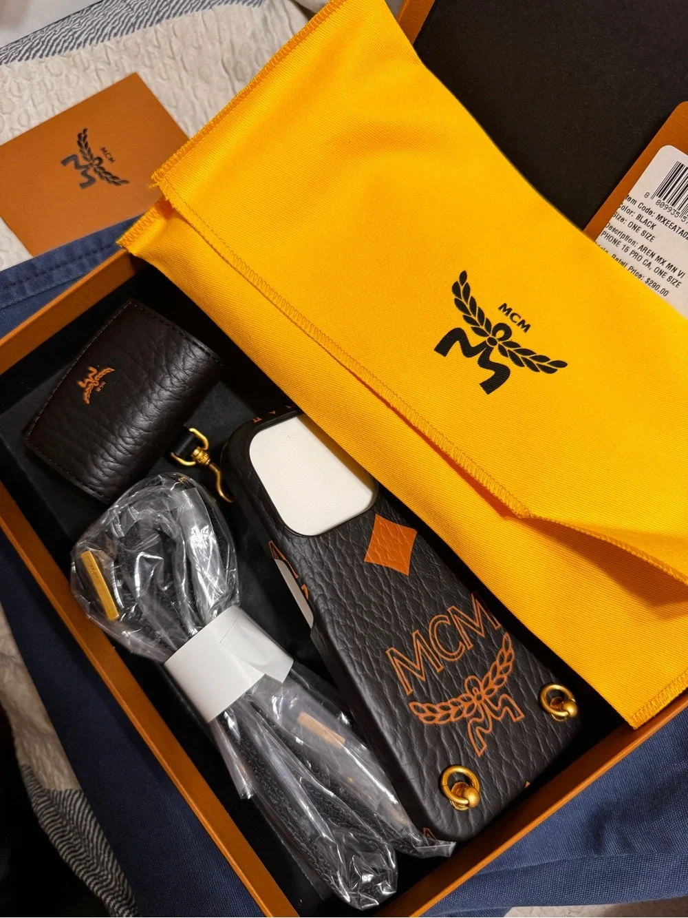 MCM IPhone 15 pro case
